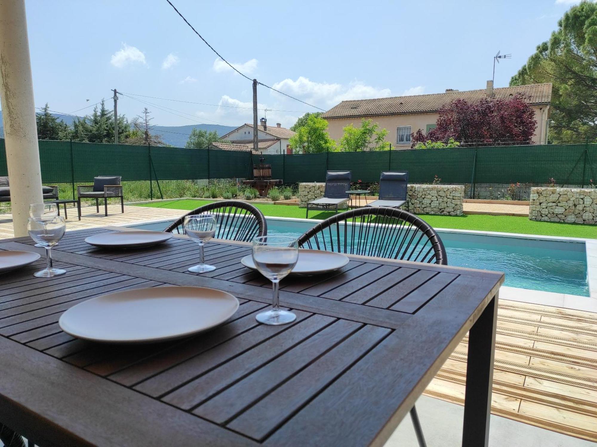 Villa Les Romarins Vallon-Pont-dʼArc Esterno foto